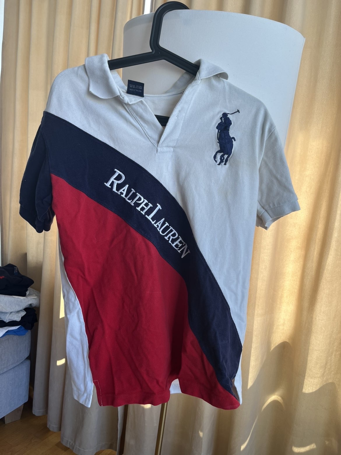 Polo Ralph Lauren Piké Colourblock plagget i verkligheten